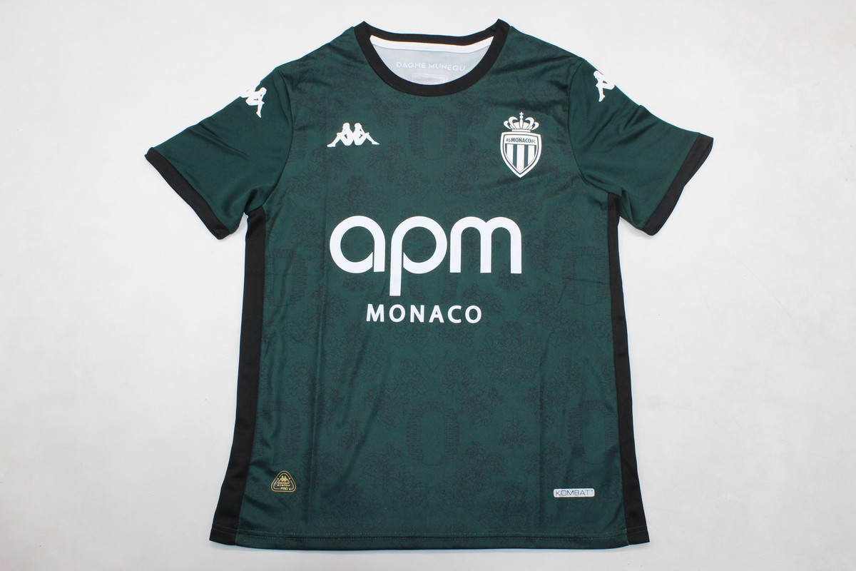 AAA Quality Monaco 24/25 Away Dark Green Soccer Jersey